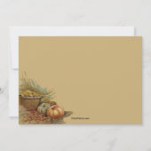 Fotokaart voor vreedzame Thanksgiving Kaart (Achterkant)