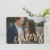 Fotokaart voor winkelwagentjes feestdagenkaart (Staand voorkant)