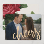 Fotokaart voor winkelwagentjes feestdagenkaart (Voorkant / Achterkant)