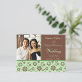 Fotokaart Weddenschap Sjabloon (Staand voorkant)