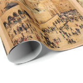 fotokaarten collage. Europa, Midden-Oosten Cadeaupapier (Rol Hoek)