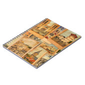  fotokaarten collage. Europa, Midden-Oosten Notitieboek (Linkerzijde)