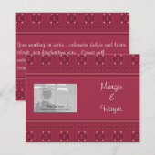 Fotokaarten met enveloppen kaart (Voorkant / Achterkant)