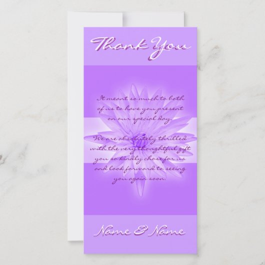 Fotokaarten sjabloon - aanpasbare lelies (Voorkant)