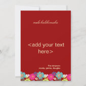 Fotokaarten/ uitnodigingen voor feestdagen (Achterkant)