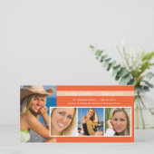 Fotokaarten voor afstuderen Aankondiging | SINAASA (Staand voorkant)