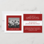 Fotokaarten voor groen en wit Afstuderen (Voorkant)