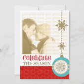 Fotokaarten voor hedendaagse Kerstmis, 5 x 7 Feestdagenkaart (Voorkant)