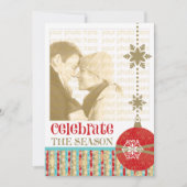 Fotokaarten voor hedendaagse Kerstmis, 5 x 7 Feestdagenkaart (Voorkant)