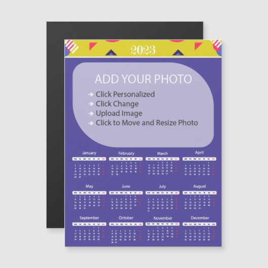 Fotokalender (Voorkant / Achterkant)