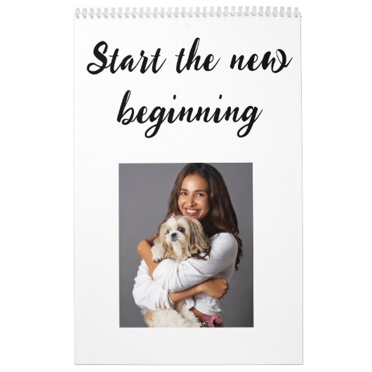 Fotokalender 2025 - Begin het nieuwe begin Kalender (Hoes)