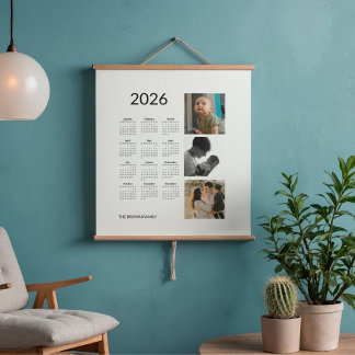 Fotokalender 2026 hangend wandkleed