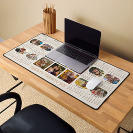 Fotokalender 2026 Volledig jaar 14 Foto's Beige Bureaumat