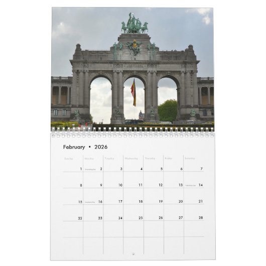 Fotokalender Brussel 2026 Kalender (Feb 2026)