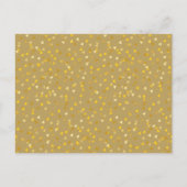 Fotokalender Gold Hearts Confetti Bewaar de datum Aankondigingskaart (Achterkant)