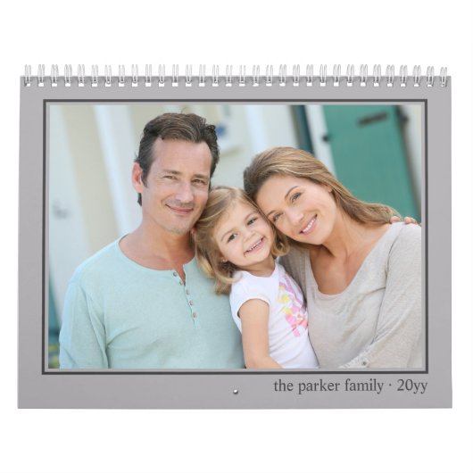 Fotokalender Groot formaat Maandelijkse afbeelding Kalender (Hoes)