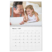 Fotokalender Groot plaatje elke maand Groen Kalender (Feb 2027)