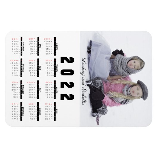 Fotokalender Magnet 2022 Magneet (Horizontaal)