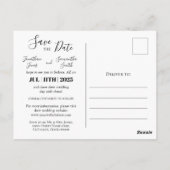 Fotokalender met de Griekse trouwdag Briefkaart (Achterkant)