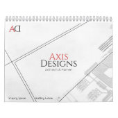 Fotokalender van architect | Blauwdrukontwerp Kalender (Hoes)