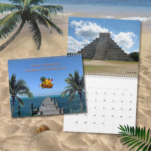 Fotokalender van Yucatán & Quintana Roo, Mexico Kalender