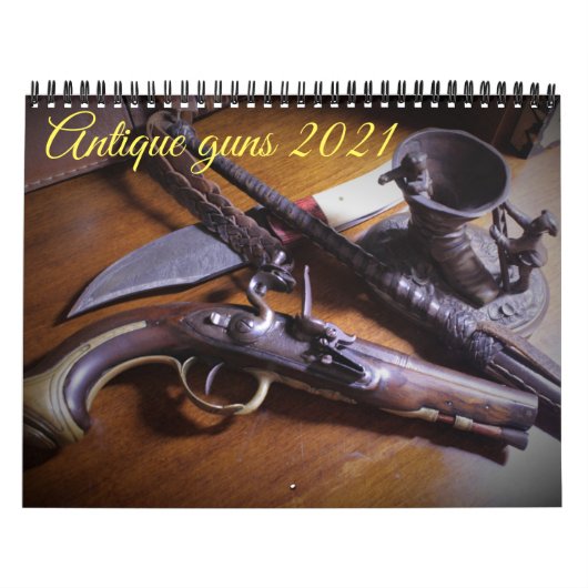 Fotokalender voor Antiek pistolen 2021 Kalender (Hoes)