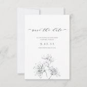 Fotokalligrafie Floral Wedding Save the Date (Voorkant)