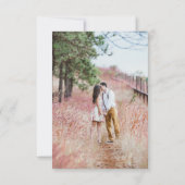 Fotokalligrafie Floral Wedding Save the Date (Achterkant)