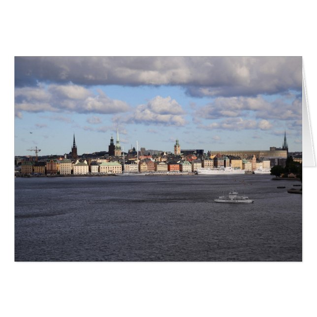 Fotokarte Gamla Stan, Stockholm (Voorkant Horizontaal)