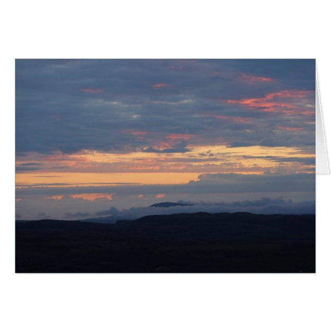 Fotokarte Mitternacht an der Barentsee (Voorkant Horizontaal)