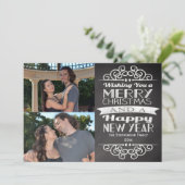 Fotokarton -  kerstfeest feestdagenkaart (Staand voorkant)