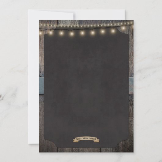 Fotokasten en bier 30e verjaardag uitnodiging (Achterkant)