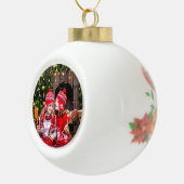 Fotokerstboomschildering Keramische Bal Ornament (Rechts)