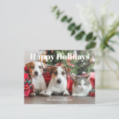 Fotokerstfeest Feestdagenkaart (Staand voorkant)