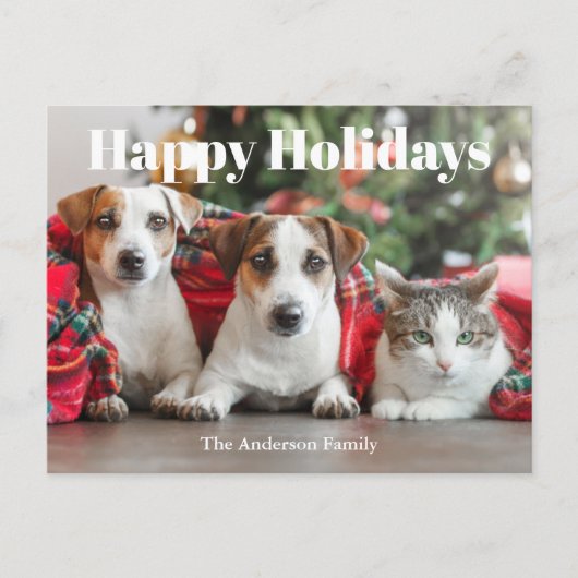 Fotokerstfeest Feestdagenkaart (Voorkant)