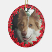 Fotokerstfeest Keramisch Ornament (Links)