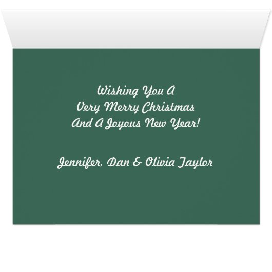 Fotokerstkaart (Binnen Horizontaal (Onder))