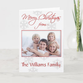 Fotokerstkaart Feestdagen Kaart