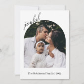 Fotokerstkaart | Moderne vakantiefotokaart Kaart (Voorkant)