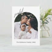 Fotokerstkaart | Moderne vakantiefotokaart Kaart (Staand voorkant)