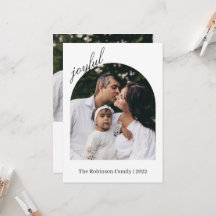 Fotokerstkaart | Moderne vakantiefotokaart