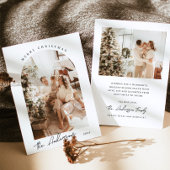 Fotokerstkaart | Moderne vakantiefotokaart Kaart