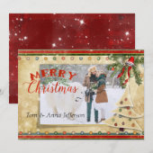 Fotokerstkaart Save The Date (Voorkant / Achterkant)
