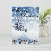 Fotokerstkaarten Feestdagenkaart (Staand voorkant)