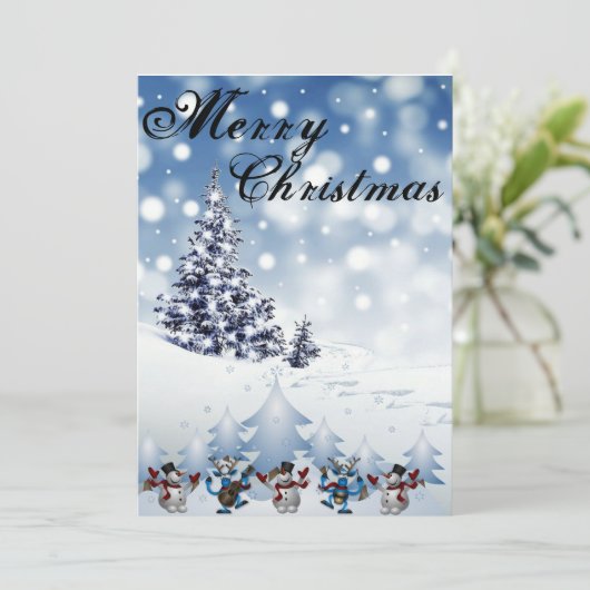 Fotokerstkaarten Feestdagenkaart (Staand voorkant)