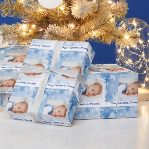 FotoKerstmis, Hanukkah, Chanokah Wrapping Paper Cadeaupapier