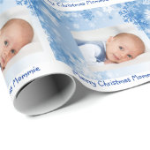 FotoKerstmis, Hanukkah, Chanokah Wrapping Paper Cadeaupapier (Rol Hoek)