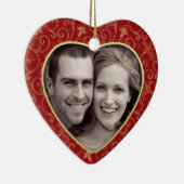 Fotokerstversiering Keramisch Ornament (Rechts)