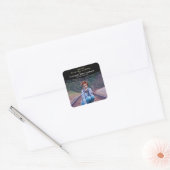 Fotoklasse van 2016 Foto Afstuderen Vierkante Sticker (Envelop)