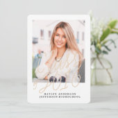 FOTOKLASSE VAN AFSTUDEREN 2016 KAART (Staand voorkant)